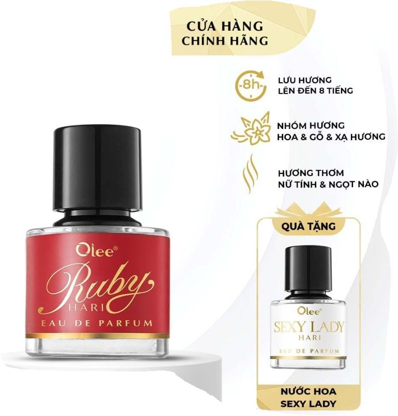 Nước Hoa Nữ Ngọt Ngào Olee Ruby  GIÁ 2 CHAI