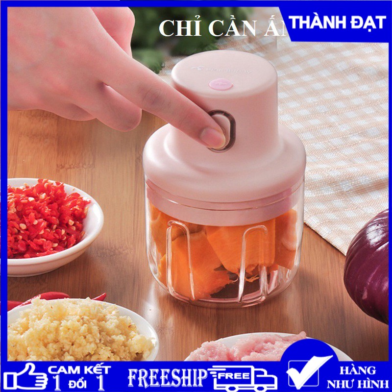 Máy xay tỏi ớt,máy xay thực phẩm mini bằng tay,máy xay đa năng.máy xay sinh tố cầm tay,máy xay thịt, máy chuẩn bị thực phẩm kéo bằng tay, xay tỏi , ớt, gừng, thịt băm