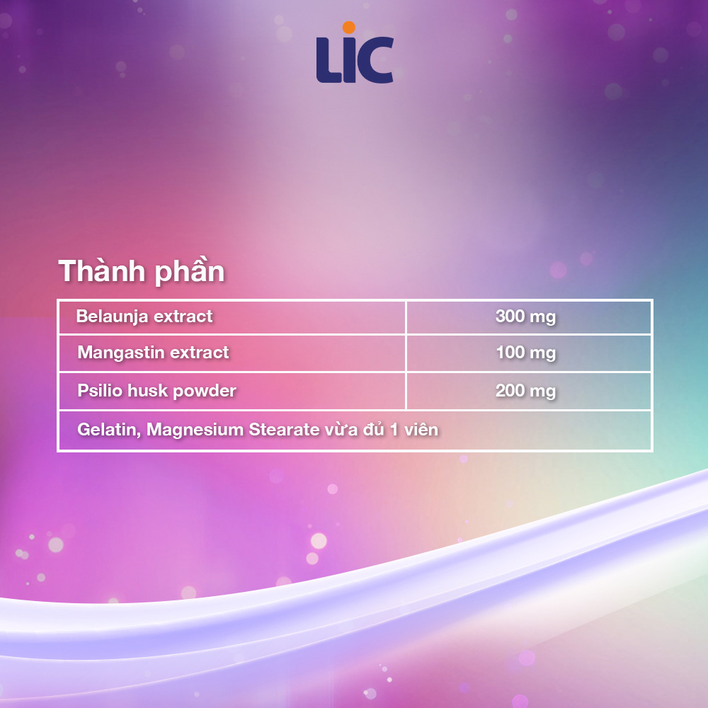 Viên uống LIC giảm cân an toàn (60 viên)