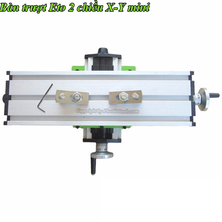 Bàn trượt Eto hai chiều X-Y MiniQ kèm Eto kẹp