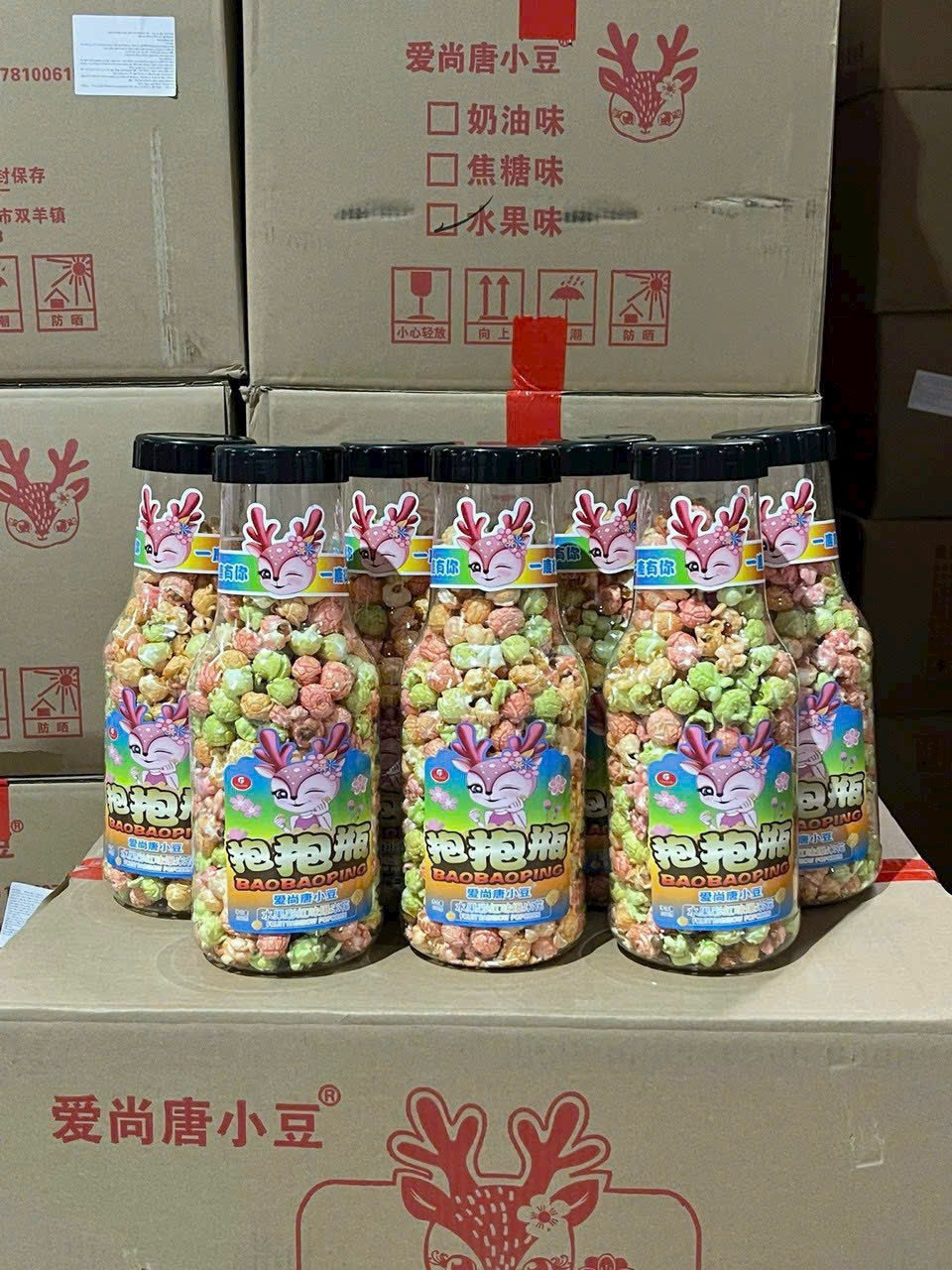 Bỏng ngô khổng lồ 45k/ chai