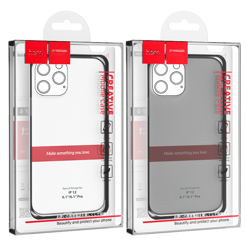 [Hoco] Ốp lưng silicon Hoco chính hãng trong suốt cho iPhone 12