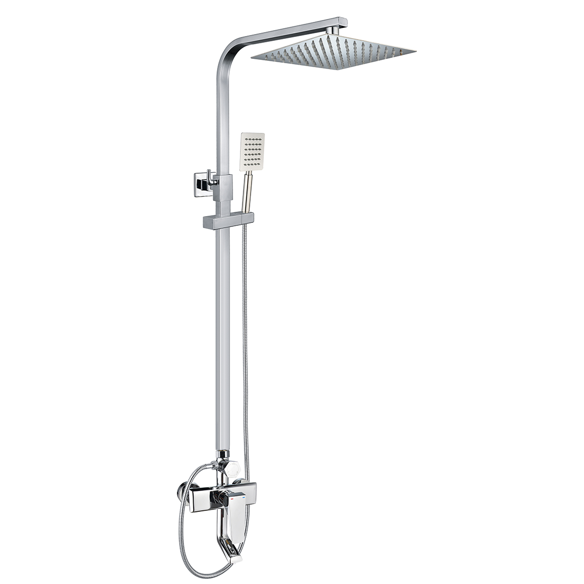 [Trả góp 0%] Bộ sen tắm đứng Đồng mạ Chrome Eurolife EL-SC910