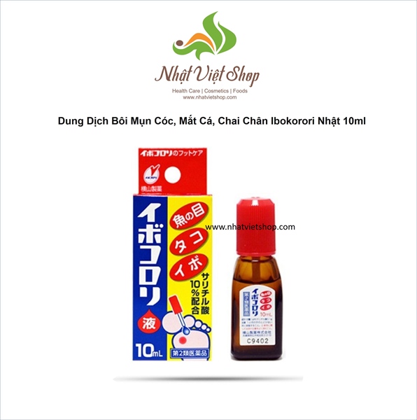 Bôi mụn cóc, mắt cá, chai chân ibokorori nhật 10ml