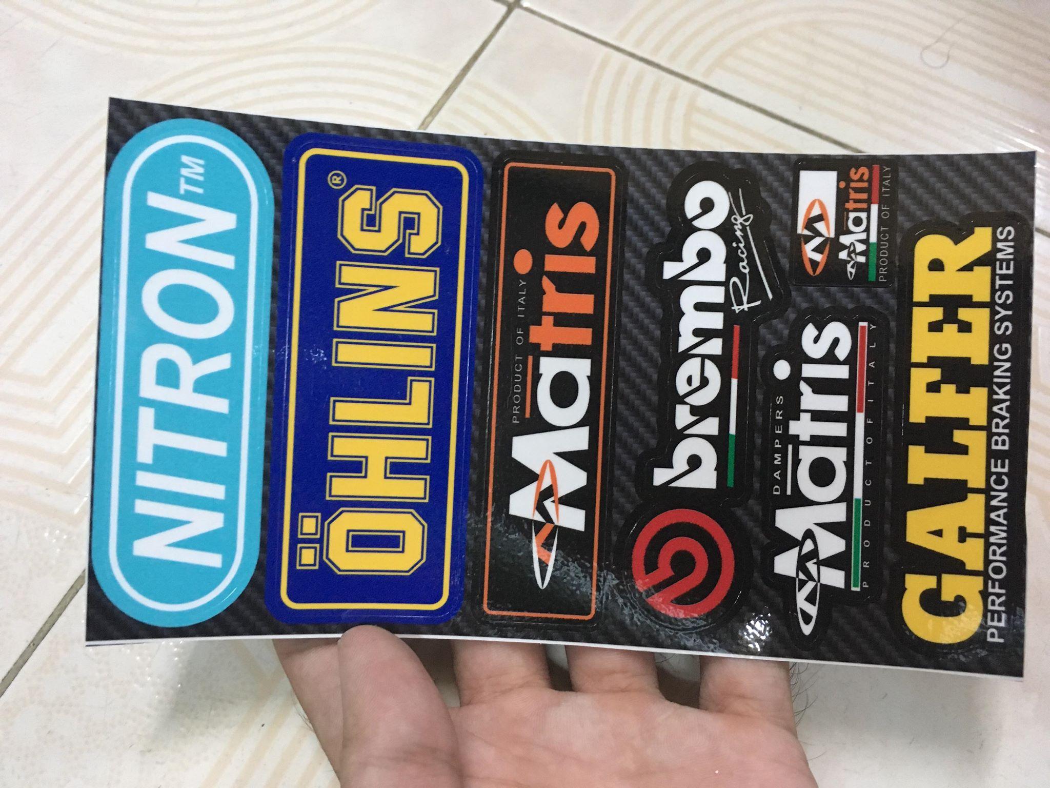 [HCM]Tem logo tấm chữ nhật 10x18cm