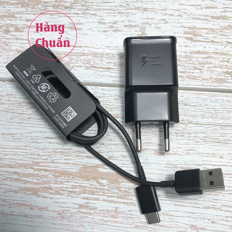 Bộ sạc samsung s8, s9, note 8, note 9 , vsmart, mi chân sạc type c
