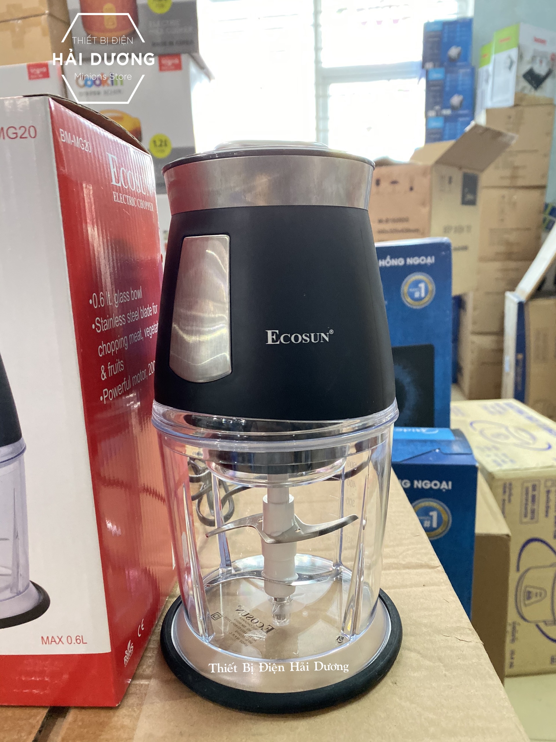 Máy Xay Thịt Ecosun BM-MG20 0.6L 200W - Bảo hành 12 tháng