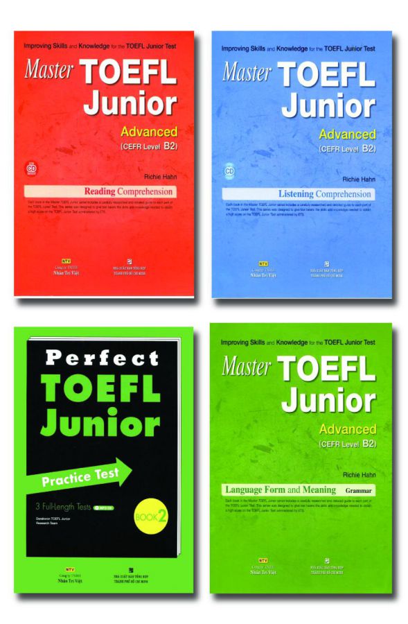 [TRỌN BỘ] Master TOEFL Junior - 17 Books | Tặng kèm link AUDIO