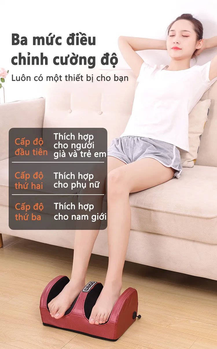 Máy Massage Chân Gấp Gọn Lesen Thư Giãn Tại Nhà, Giảm Đau Mỏi, Cải Thiện Giấc Ngủ, Lưu Thông Khí HuyếT Đa Năng MSG 10 Công Nghệ Nhật - Máy Massage Bấm Huyệt Chân Xua Tan Đau Nhức