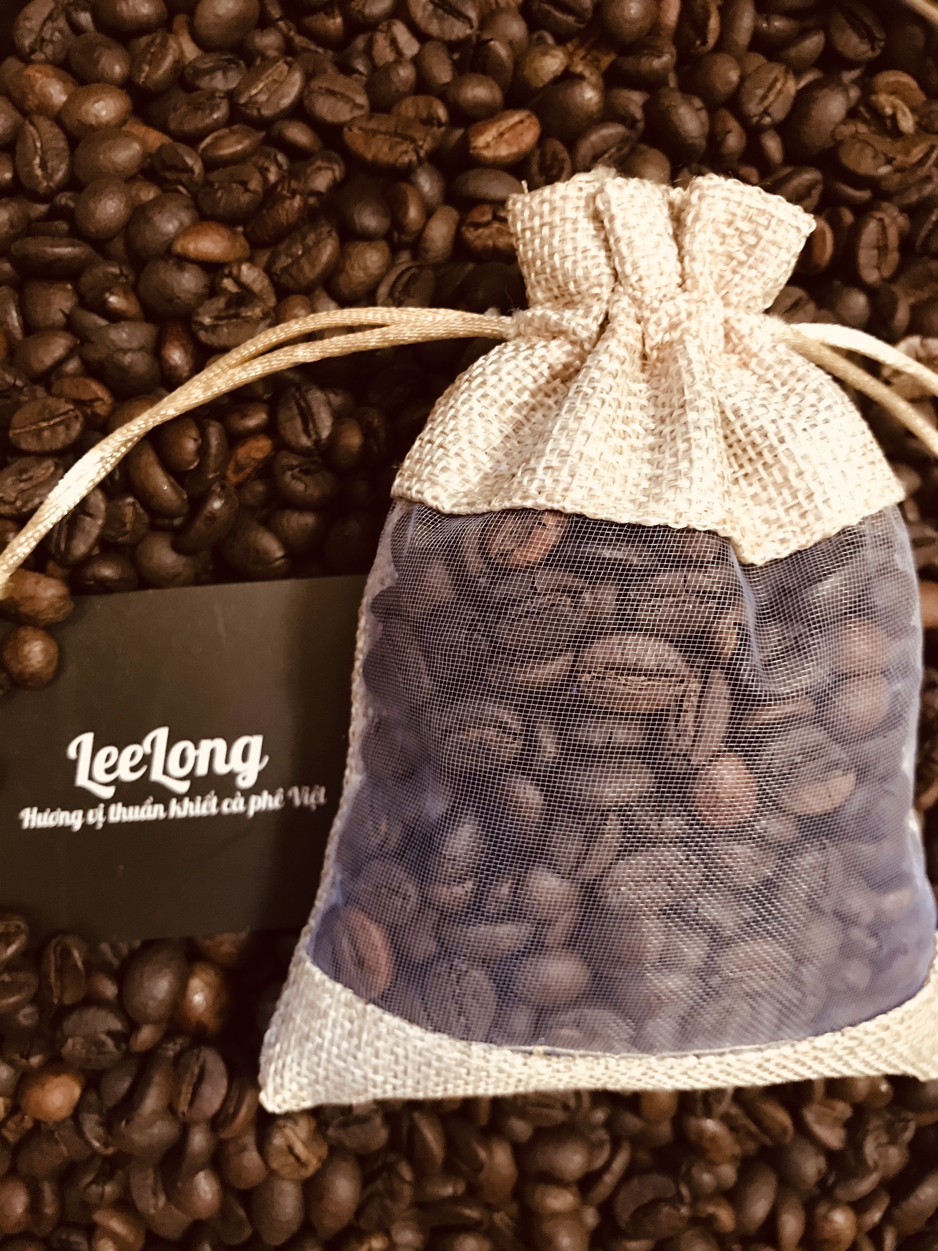 COMBO 10 TÚI THƠM CÀ PHÊ HẠT RANG (100G x 10)