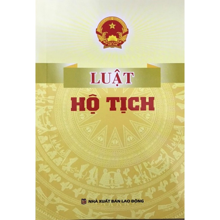 Sách Luật Hộ Tịch (Nhà Sách Pháp Luật)