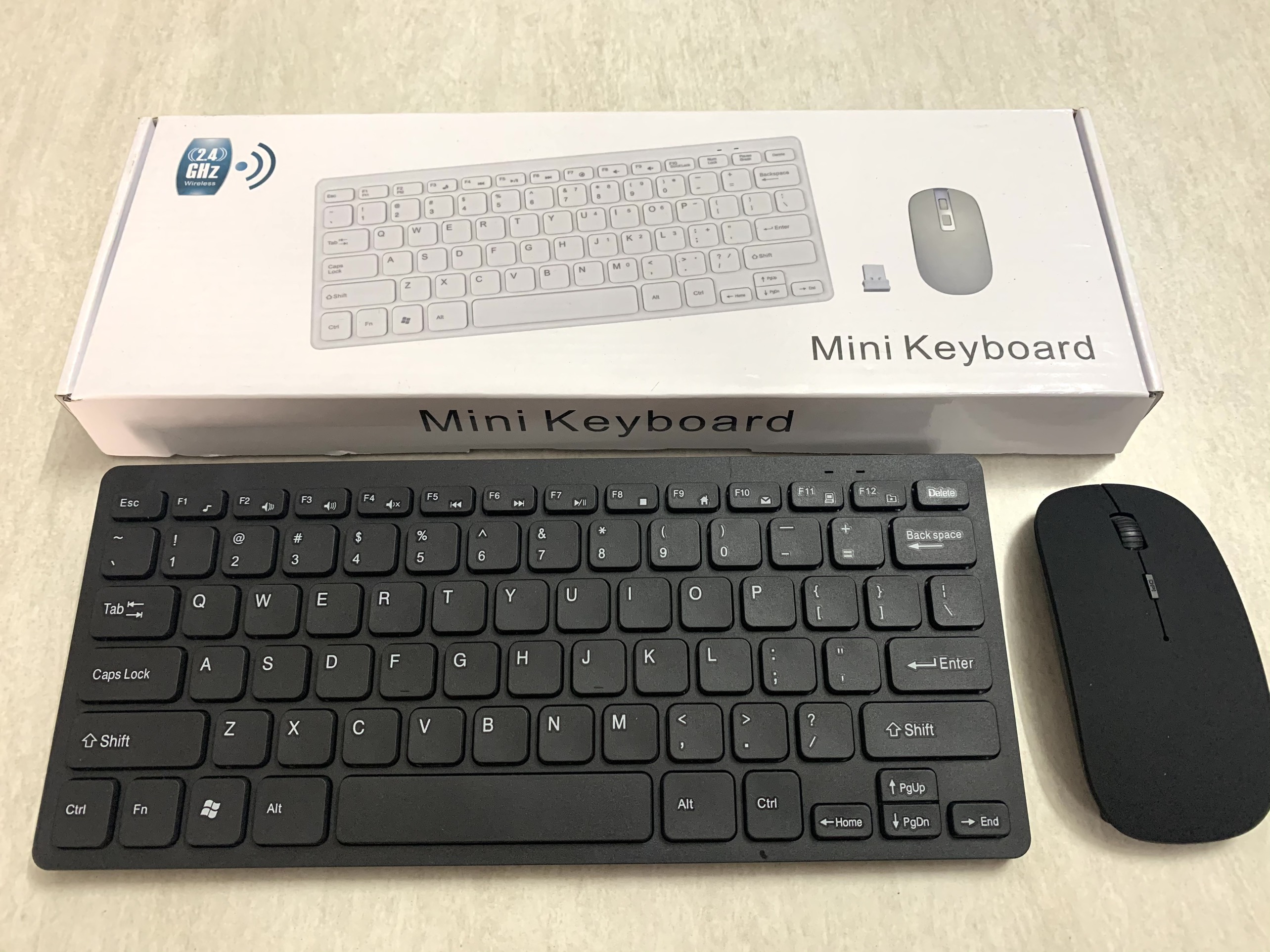 [HCM]COMBO Phím chuột không dây (Đen) / Wireless Keyboard & Mouse