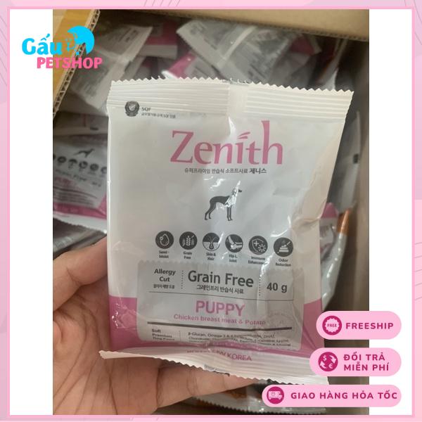 Hạt mềm cho chó ZENITH gói dùng thử 40g