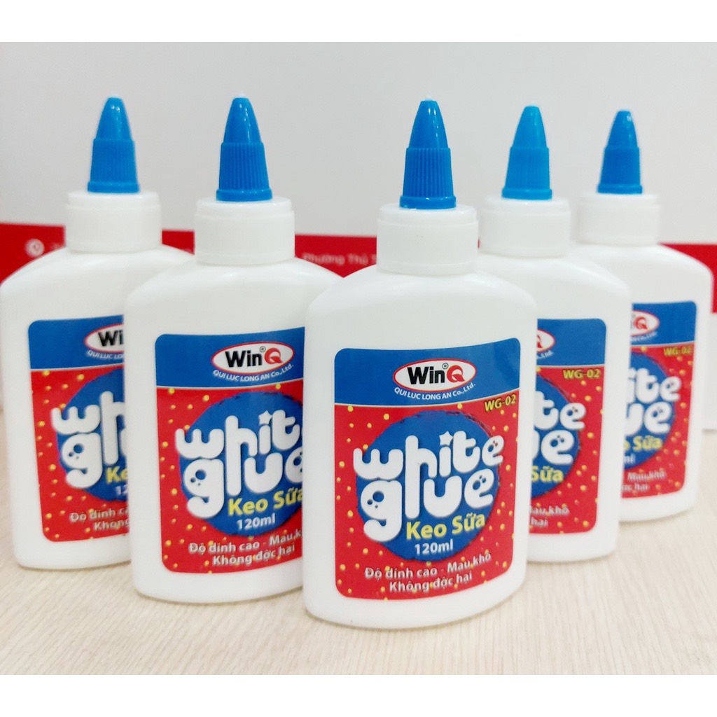 Keo sữa WinQ White Glue 120ml (WG-02)