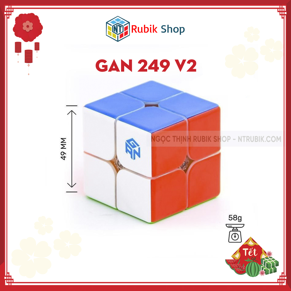 Rubik 2x2x2 GAN 249 V2 M Stickerless