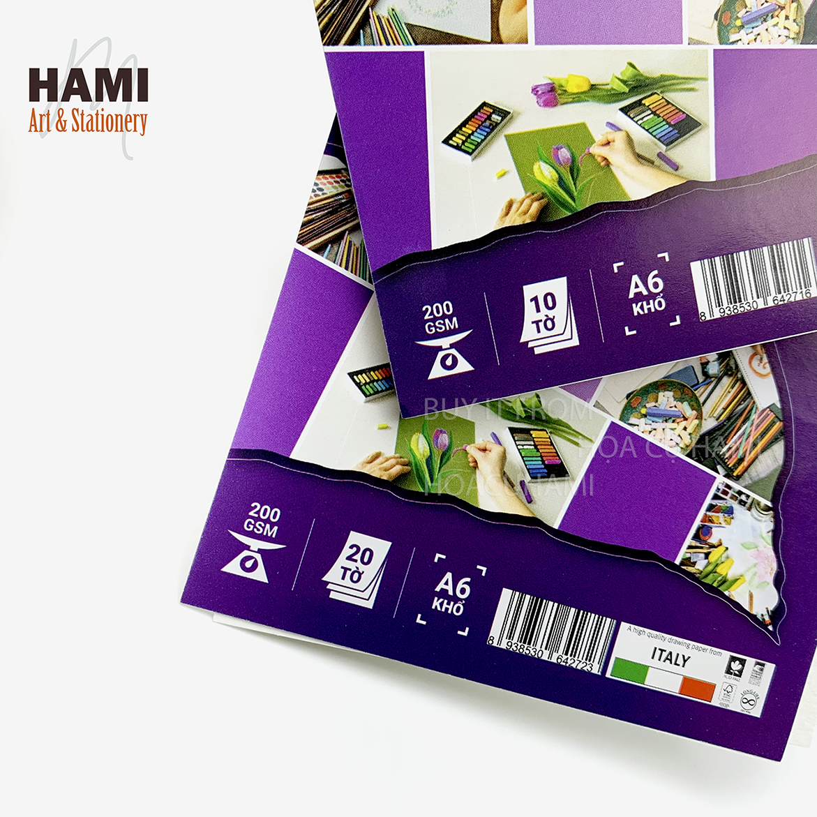Giấy Vẽ Màu Đa Dụng HAPPY Multi-purpose Định lượng 200gsm