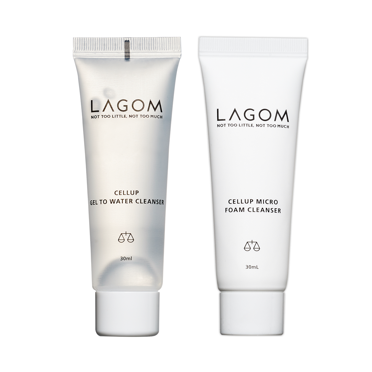 Set Mini sữa rửa mặt Lagom Cellup Gel & Micro Foam 120ml