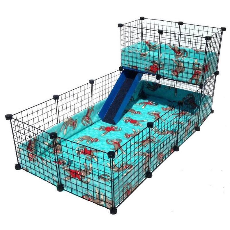CHUỒNG CHÓ, CHUỒNG MÈO, CHUỒNG THÚ CƯNG GẮP GHÉP ĐƠN GIẢN COMBO 20 LƯỚI SIZE 35