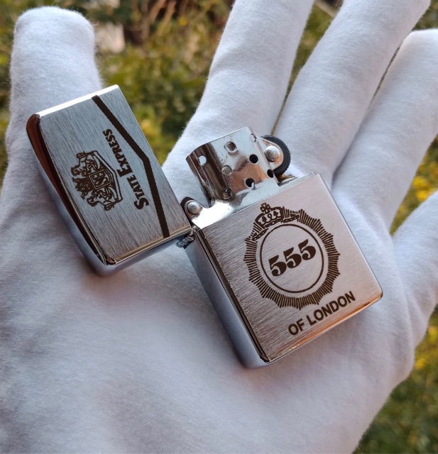 Bật Lửa Zippo Mỹ Bạc Chrome High Polished KHẮC BA SỐ C-15