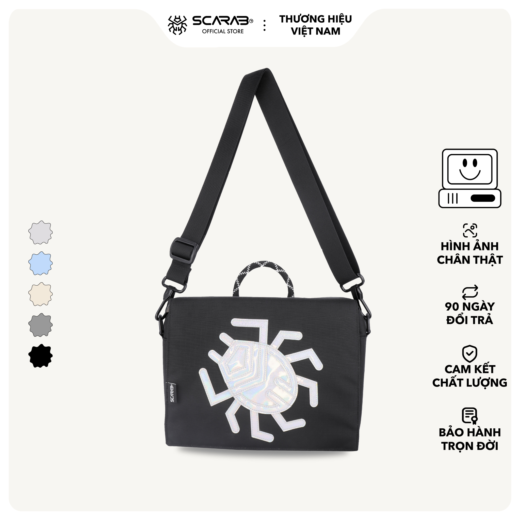 Túi Đeo Chéo Đựng Ipad SCARAB - CIPHER™ Messenger Bag Unisex