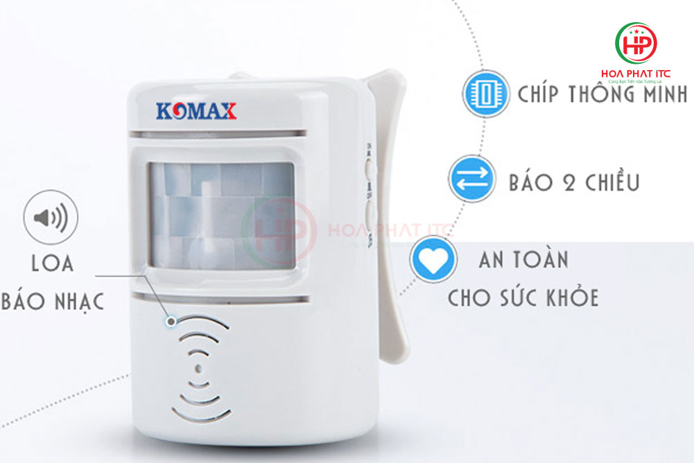 Chuông báo khách hai chiều Komax KM-008B