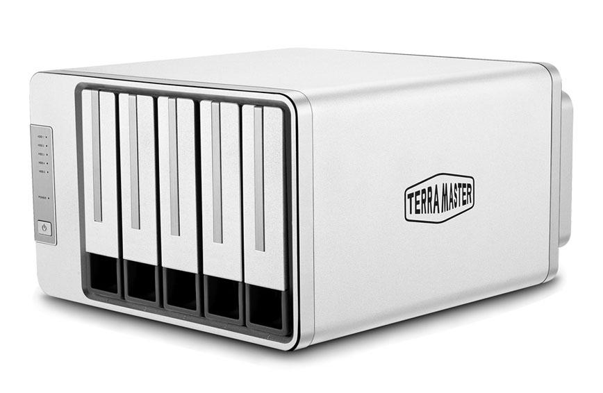 Bộ lưu trữ DAS TerraMaster D5-300C RAID 2+3, USB Type-C, 5 khay ổ cứng RAID