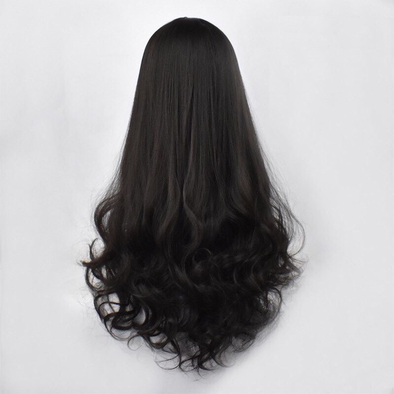 Tóc giả nữ cả đầu ❤️Tóc giả nguyên xoăn 48cm