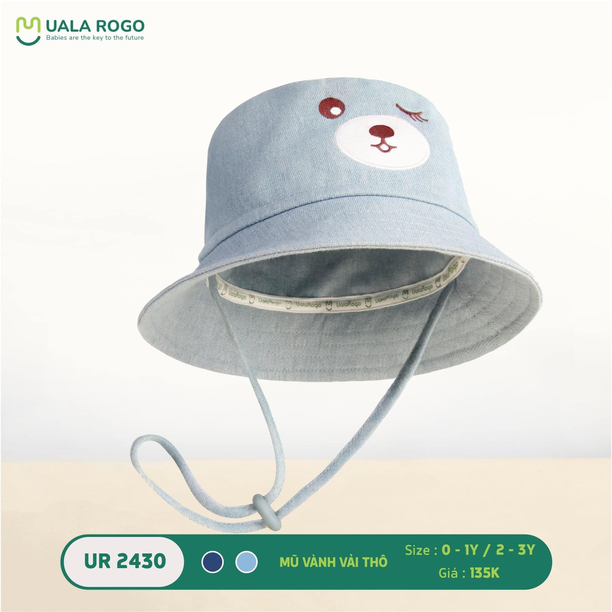 UR2430 - Mũ vành vải thô UalaRogo