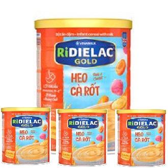 BỘT ĂN DẶM RIDIELAC GOLD HEO CÀ RỐT – HT350G