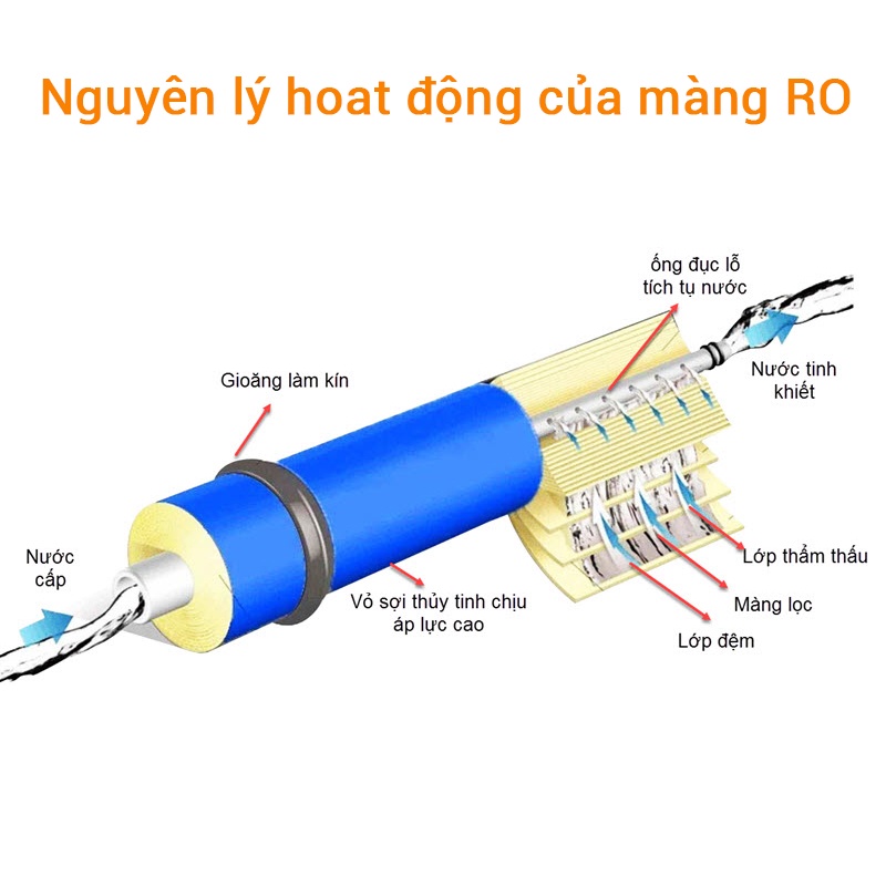 Màng lọc RO số 4 AQUA Fillter