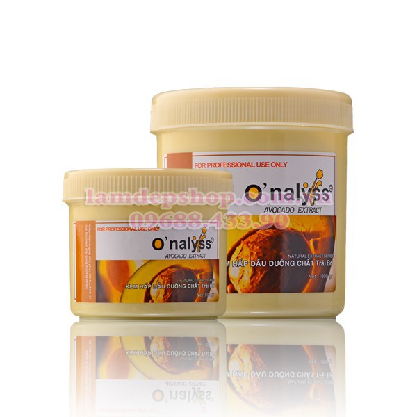 Kem hấp tóc - O'nalyss - Kem Hấp Dầu Tinh Chất Trái Bơ (500ml, 1000ml)