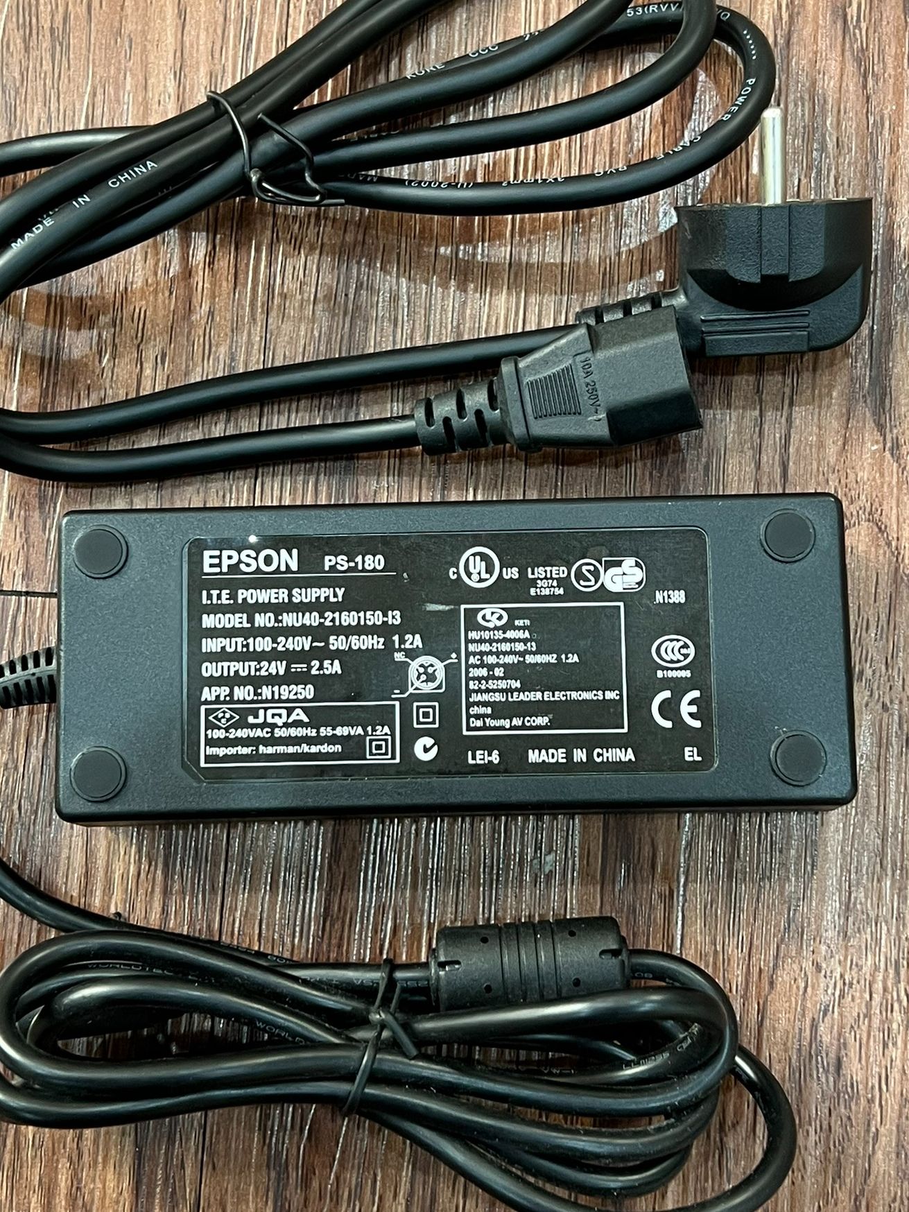 DÂY NGUỒN 24V-2.5A MÁY IN HÓA ĐƠN BILL (bảo hành 12 tháng)