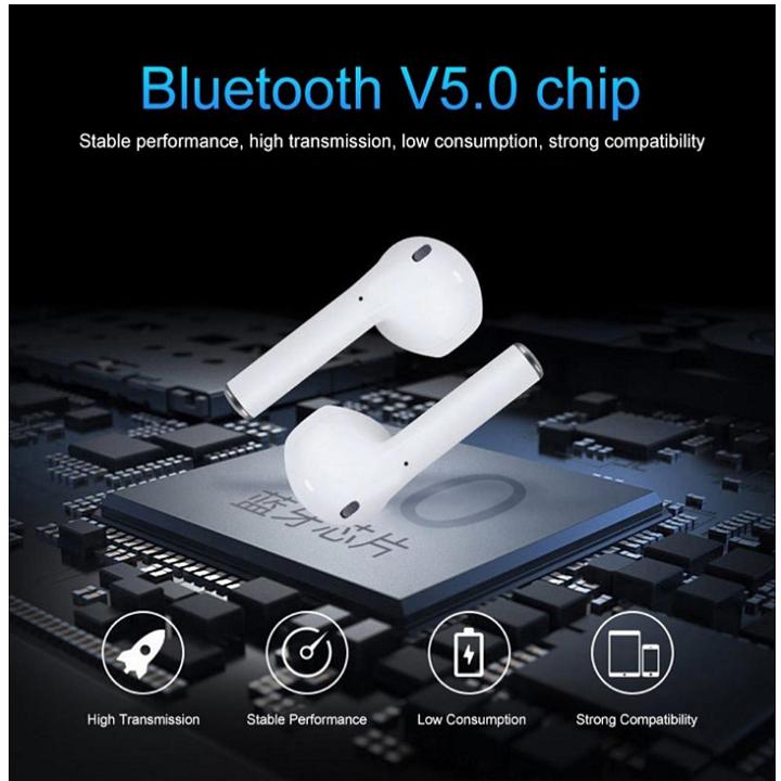 Tai nghe bluetooth i12 tws bluetooth 5.0 cảm biến vân tay