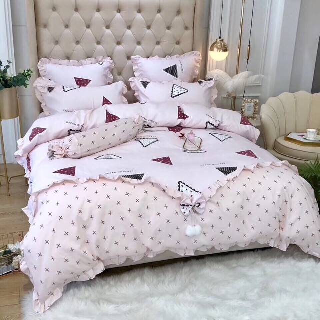 Bộ Cotton Đũi Bánh Bèo 4 Món
