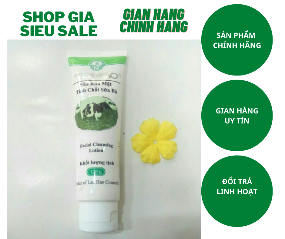 Sữa rửa mặt tinh chất sữa bò Thorakao 120G