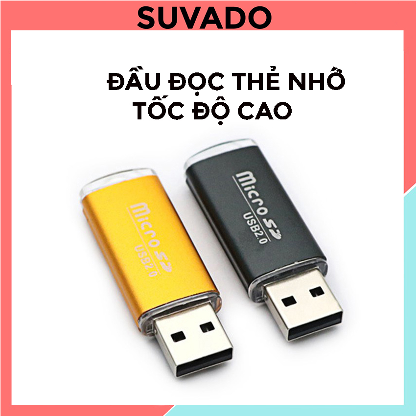 Đầu đọc thẻ nhớ tốc độ cao cho TF Micro SD SUVADO