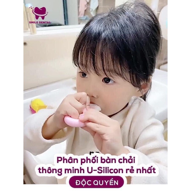 Bàn Chải đánh răng trẻ em Thông Minh U Silicon