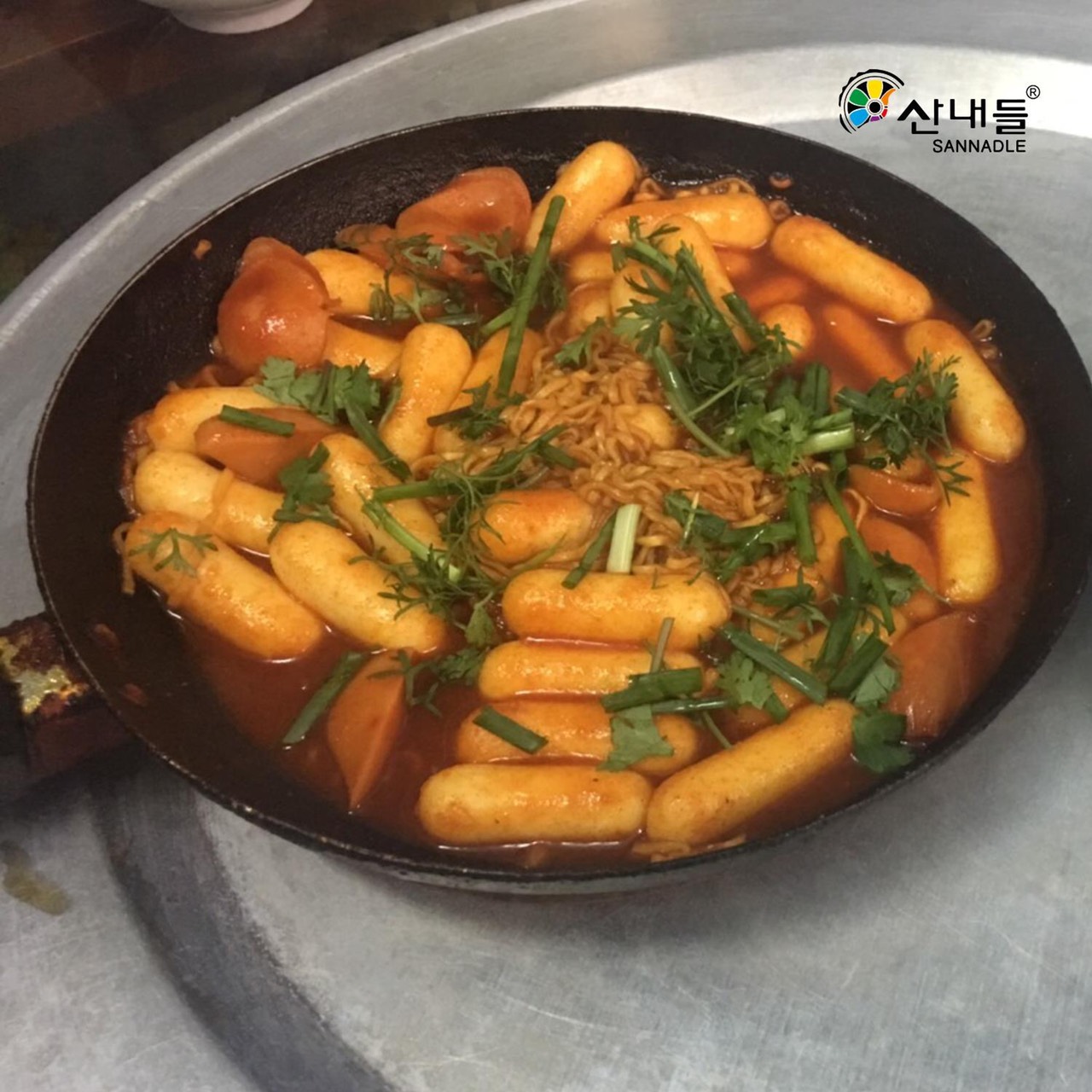 Combo 5 món bánh gạo hàn quốc nhân phô mai siêu rẻ (500g bánh gạo phô mai sốt kimchi bột phô mai, mì không vị)