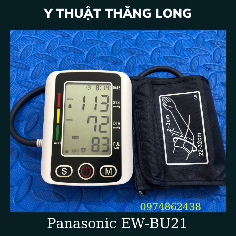 Máy đo huyết áp panasonic nút cảm ứng và giọng nói tiếng việt EW-6602