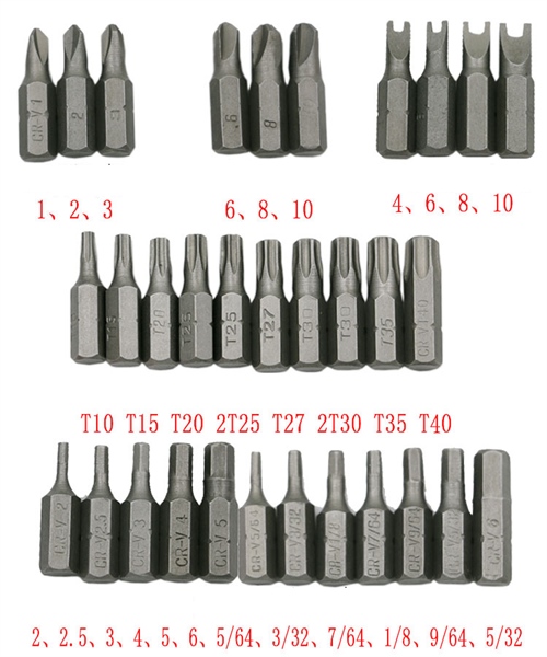 Bộ phụ kiện vặn ốc vít 33 chi tiết