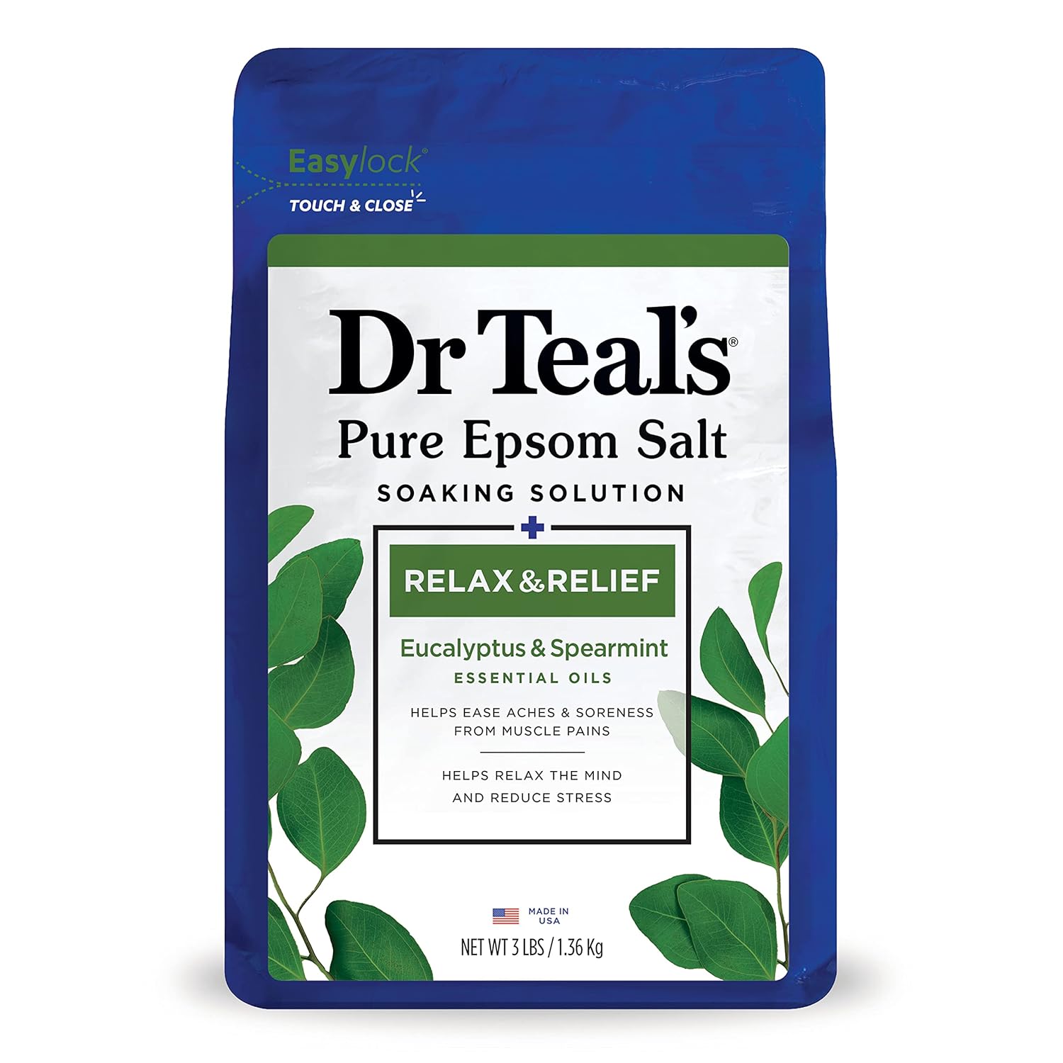 Dr Teal's Epsom Salt Soaking Solution 1.36kg