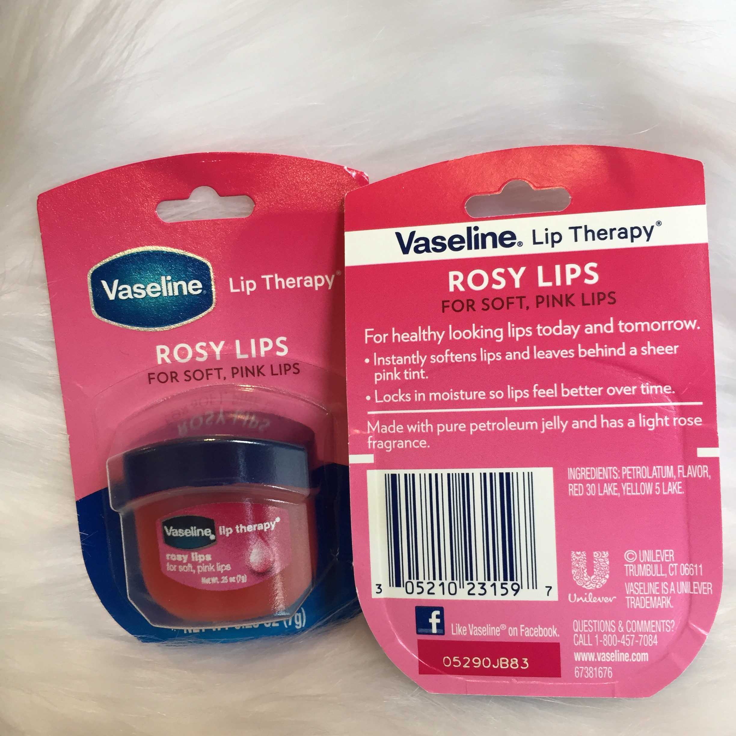 SON DƯỠNG MÔI VASELINE LIP ROSE THERAPY 7GR