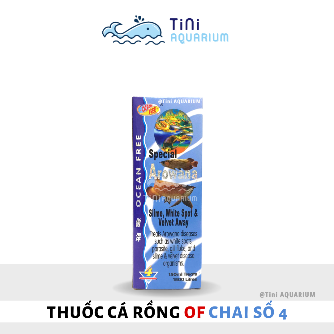 [HCM] Thuốc cá rồng chai số 4
