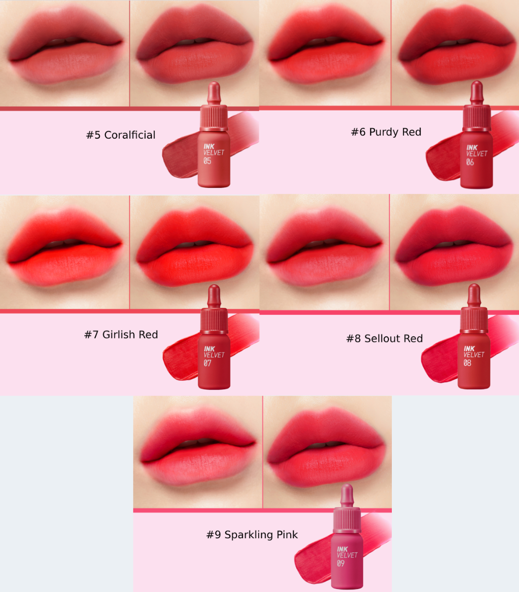 Son Nước Peripera Ink Velvet 4G