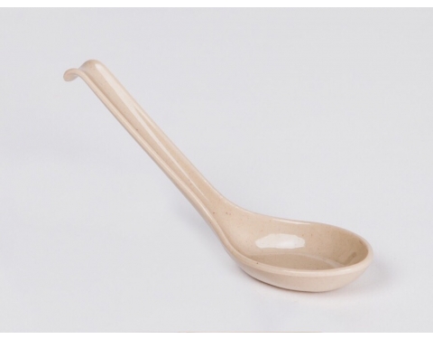 10 muỗng nhựa melamine màu nâu/đen