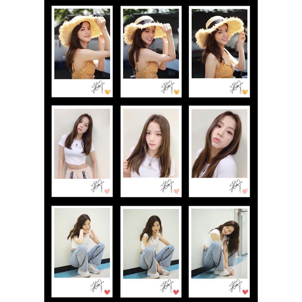 Lomo Card Ảnh BLACKPINK - Update Insta 4 ( 36 ảnh có chữ ký)