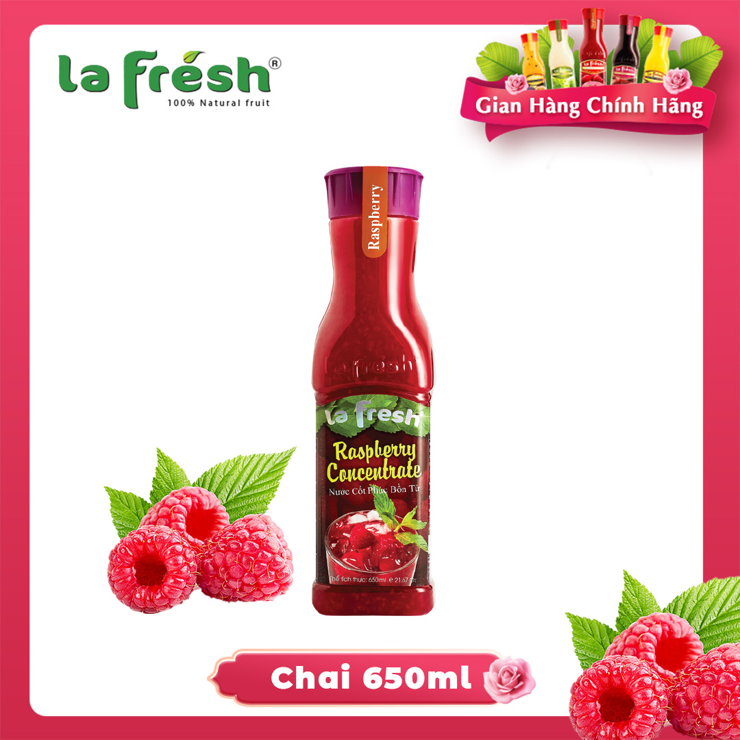Nước Cốt Phúc Bồn Tử Lafresh Đà Lạt Chai 650ml