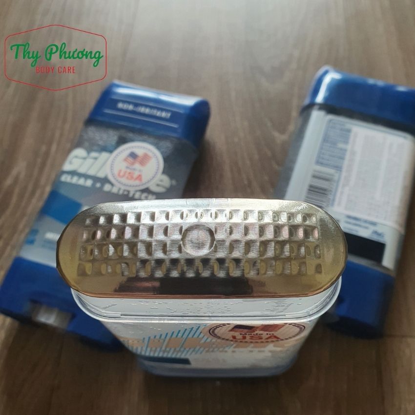 Gel khử mùi Gillette 107g (Nhập khẩu từ Mỹ - Gel trong suốt - Khử mùi suốt 48h)