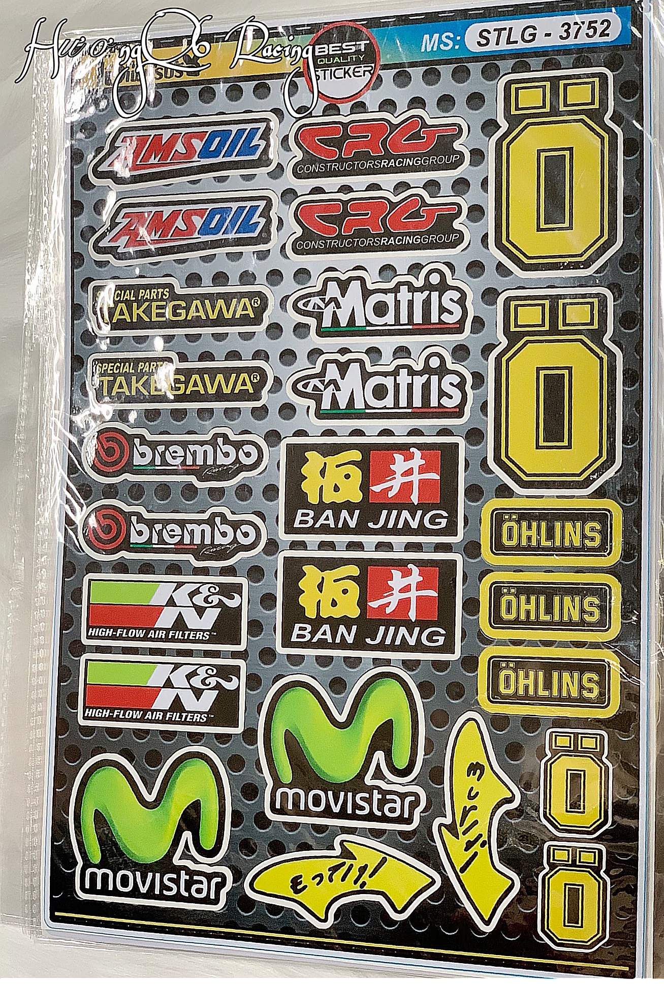 [TEM XE] Tem Sticker Hoạt Hình Dán Xe