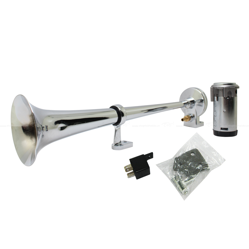 Kèn Hơi Xi 1 Loa KPLUS K101-A 24V (Rơ Le Và Mô Tơ) - Nhập Khẩu Chính Hãng